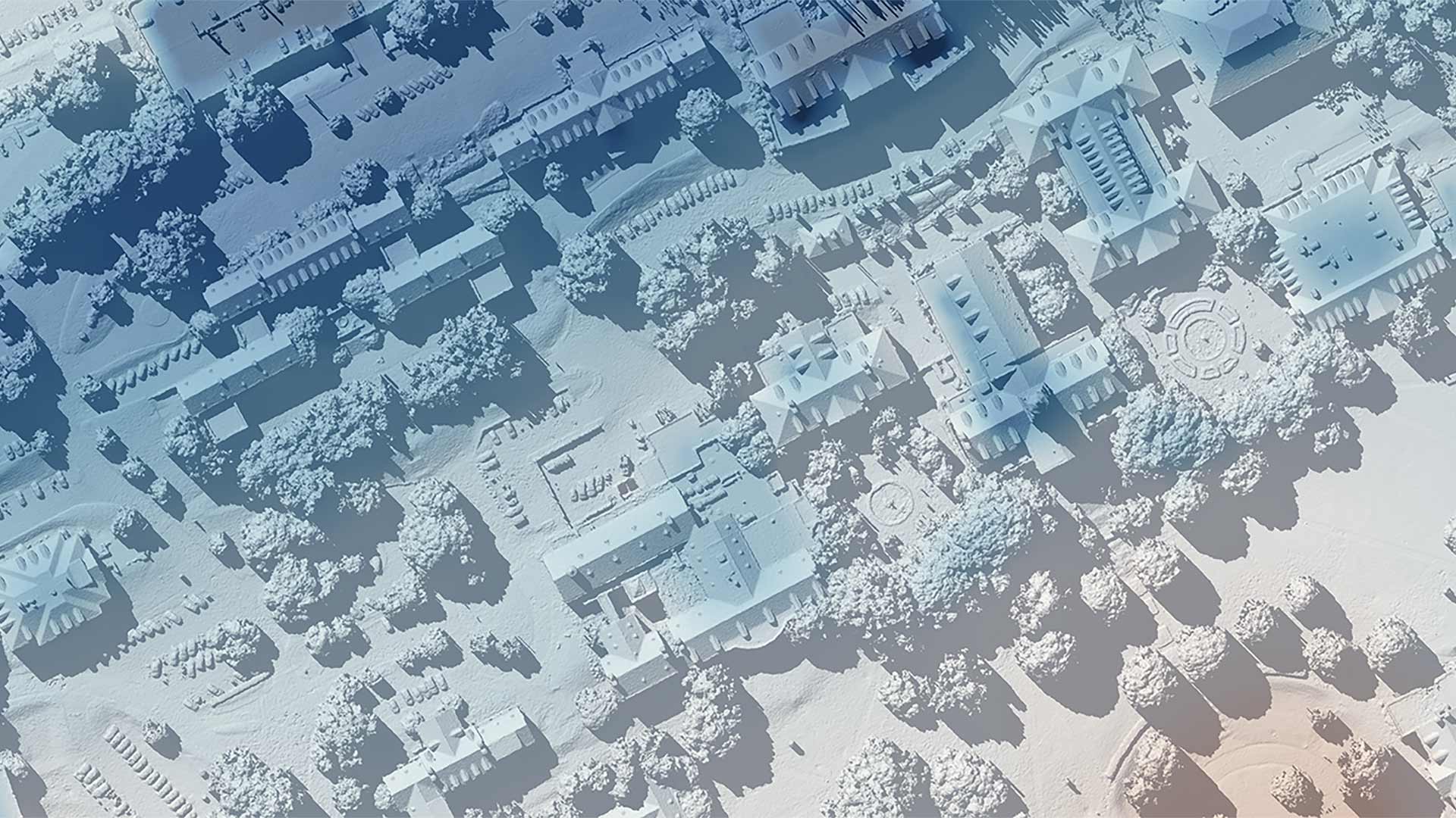 GIS model of Samford campus